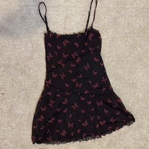 Urban Outfitters Black and Pink butterfly Garment